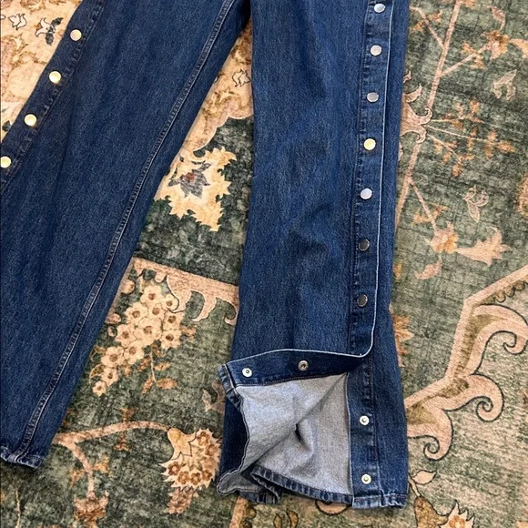 Derek Lam 10 Crosby Nolan Snap Wide Leg Jean 28 - Picture 7 of 15